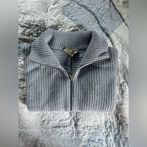 Everlane The Felted Merino Half-Zip Sweater